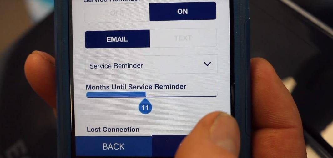 Setting Your Service Reminder