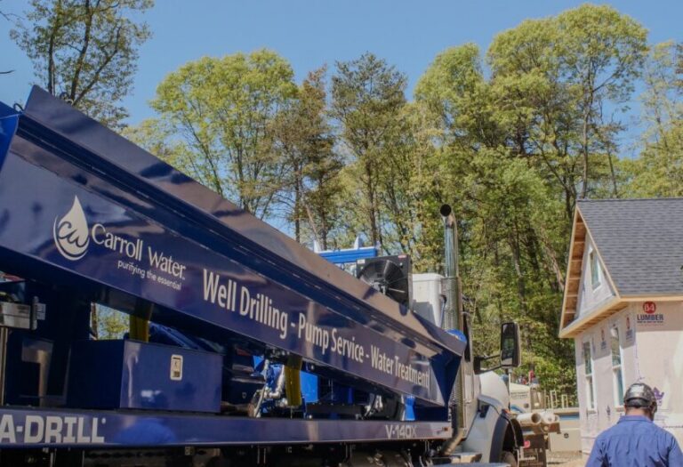 Carroll Water well drilling truck